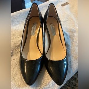 INC International Black Patent Leather Heels Sz 7.5M